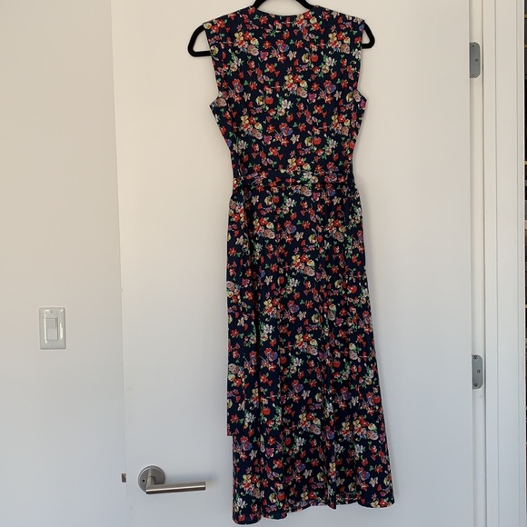 NWT French brand Claudie Pierlot Floral midi dress - Picture 4 of 6